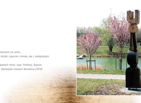 Umelecká inštalácia v záhrade