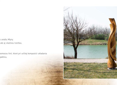 Výtvarné dielo v hotelovom parku