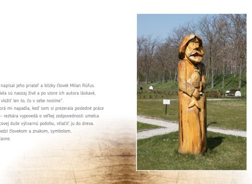 Socha v prírodnej galérii Šamorín